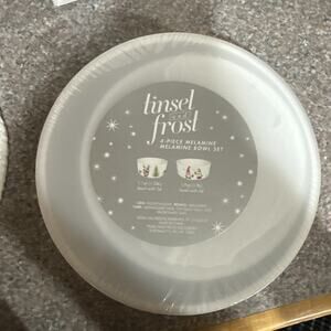 Tinsel And Frost 4 Piece Melamine Bowl Set